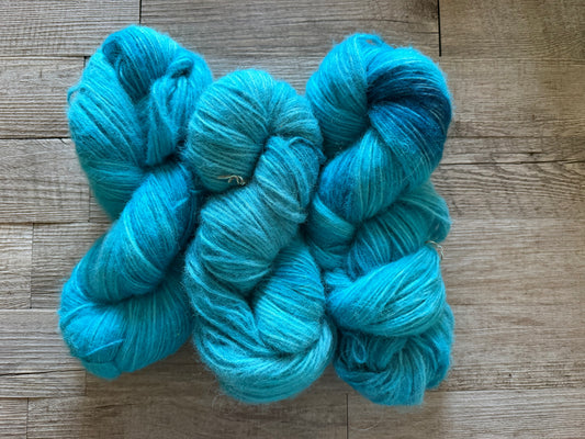 Blue Raspberry Alpaca cotton